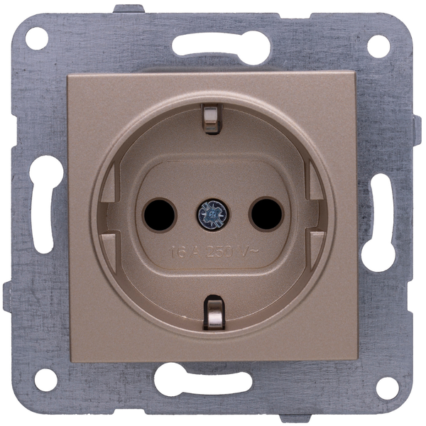 Karre Plus-Arkedia Bronze Earthed Socket image 1