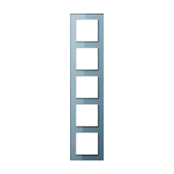 5-gang frame AC585GLBLGR image 1