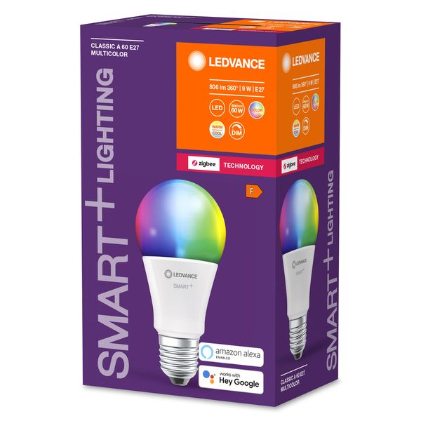 SMART+ Classic Multicolour 9W 220V RGBW FR E27 image 7