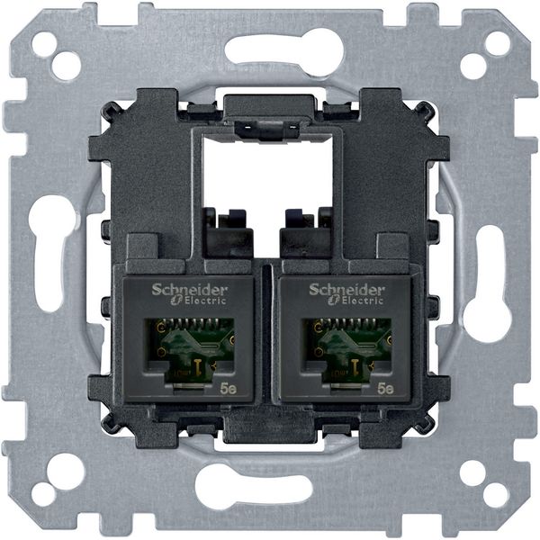 2xRJ45 data socket, Cat 6 UTP image 1