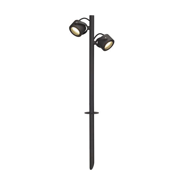 SITRA 360 SL SPIKE, GX53, max. 2x9W, IP44, anthracite image 1