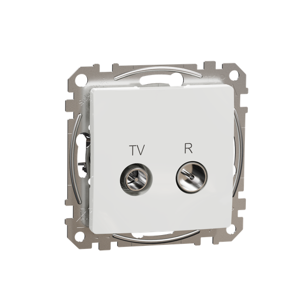 TV/R Socket intermediate 10db, Sedna, White image 5