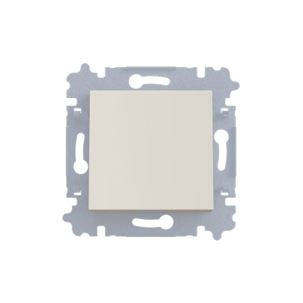 3938H-A00034 18W Cable Outlet / Blank Plate / Adapter Ring Cable outlet 0 gang brown - Levit image 1