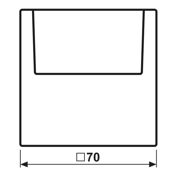 Key card holder with centre plate LS590CARDWW image 9