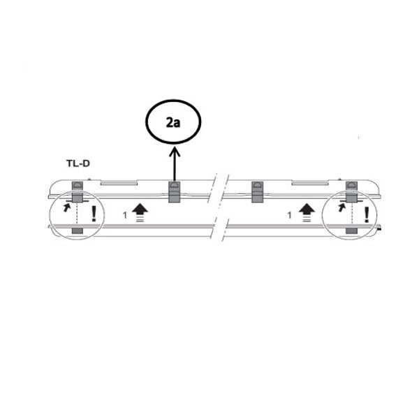 TCW060 DIFFUSER CLIP PC T5 image 1