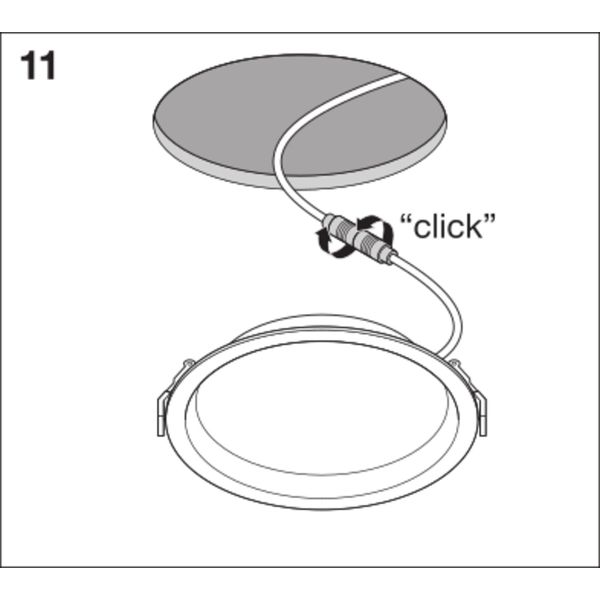 DOWNLIGHT ALU DALI 200 25 W 3000 K IP44/IP20 WT image 13