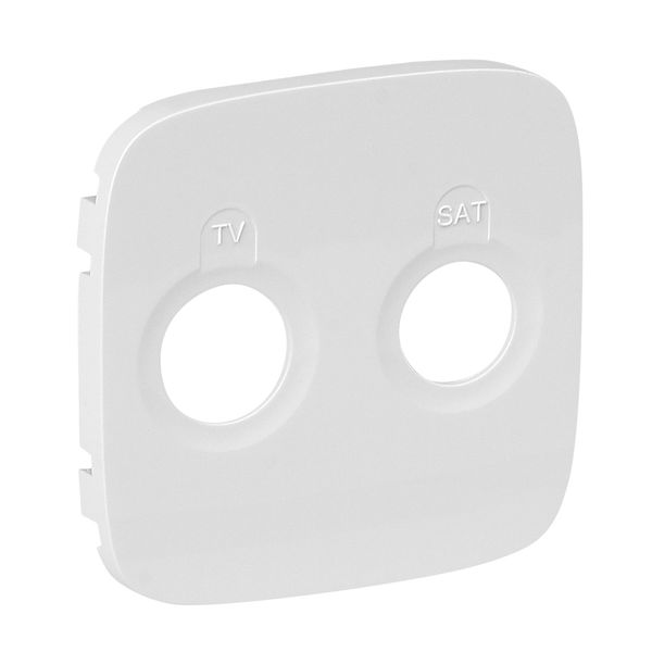 Cover plate Valena Allure - TV-SAT socket - white image 1