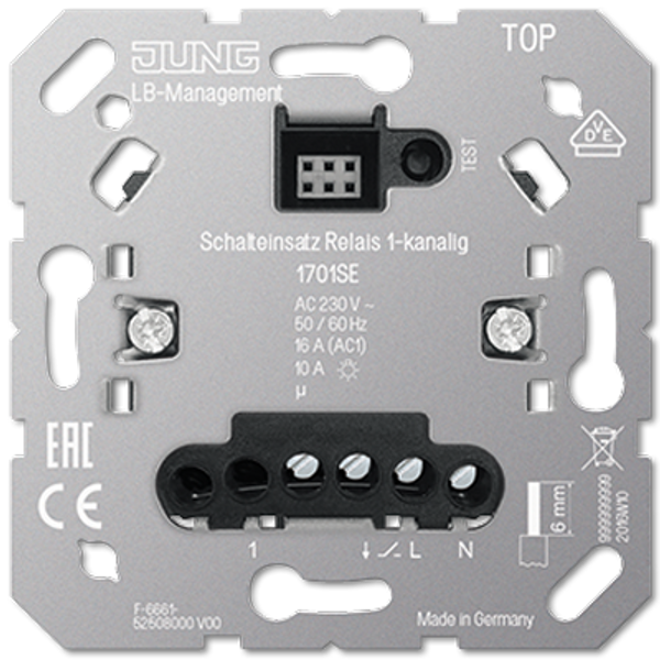 Relay switch insert 1-channel 1701SE image 4