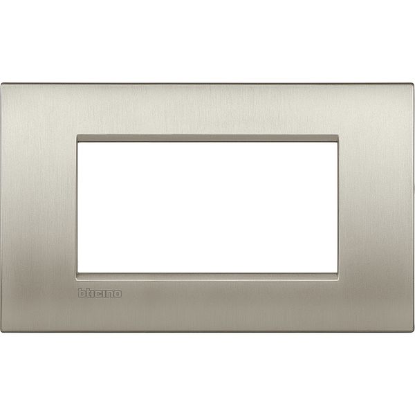 LL - cover plate 4P brushed titanium image 1