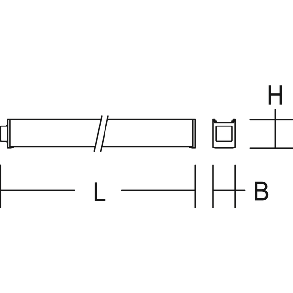 LINEDO, 55 W, 8200 lm, 840, white, on/off Continuous line luminaire, L image 3
