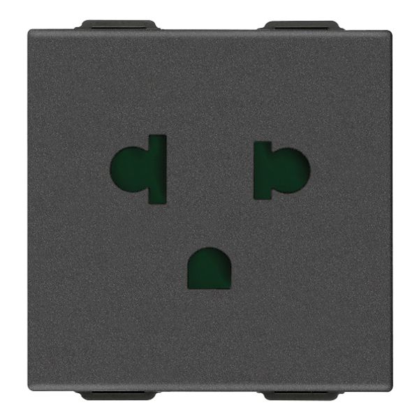 2P+E 16A USA+EU SICURY outlet carbon mat image 1