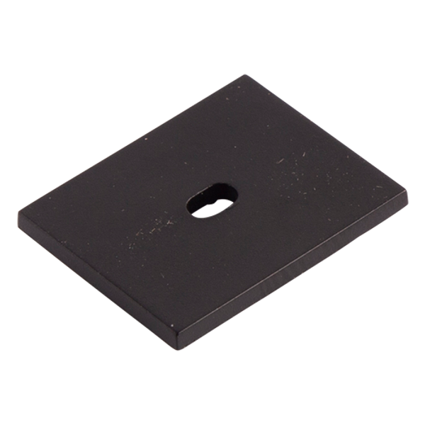 End Cap with hole for Recessed Profile 21x26mm IP65 Black image 1