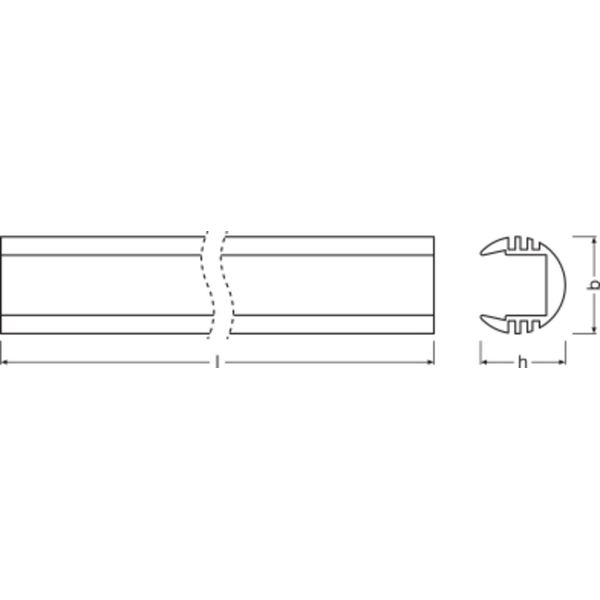 Medium Profiles for LED Strips -PM02/R/18X15,5/10/1 image 5