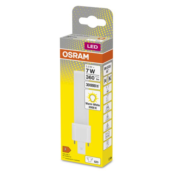 OSRAM DULUX LED S EM & AC MAINS 3.5W 830 G23 image 11