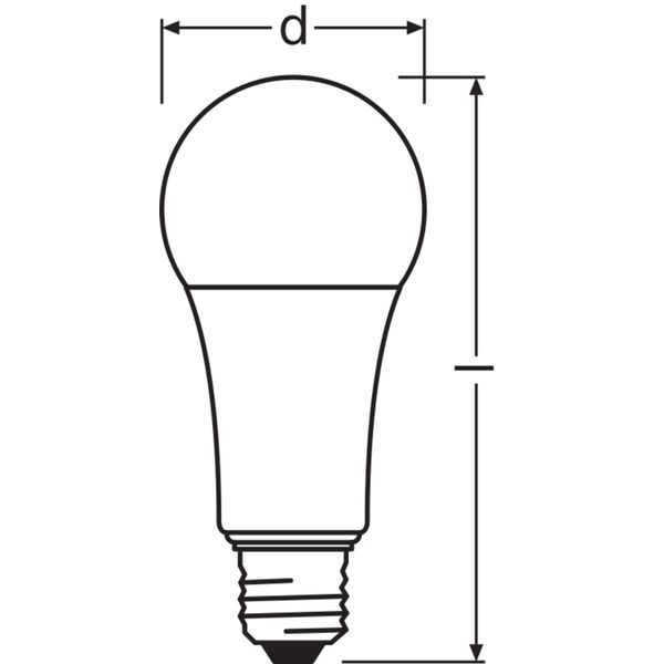 LED CLASSIC A DIM P 14W 827 Frosted E27 image 6