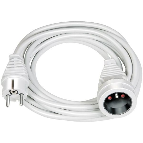 Quality plastic extension cable 3m white H05VV-F 3G1,5 *FR* image 1