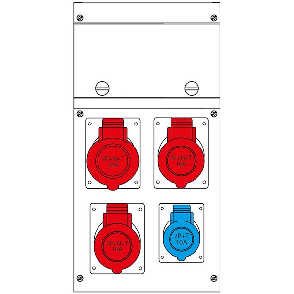 PILLAR CA 4 SOCKETS WITH LOCK image 2