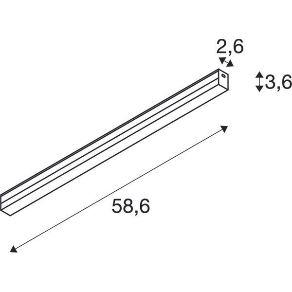 BATTEN 60 Lightbars 9W 940 / 980lm ?90 230V 3/4K IP20 white image 2