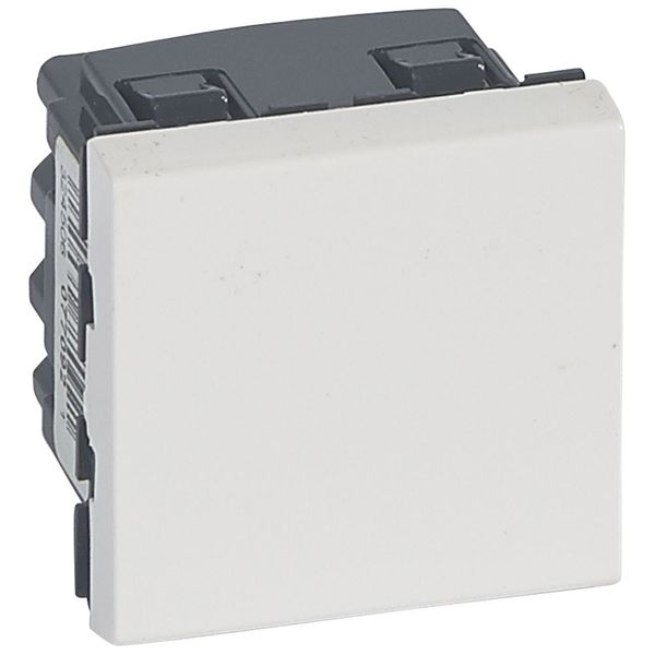 2-way switch Mosaic - 20 AX - 250 V~ - 2 modules - white image 1