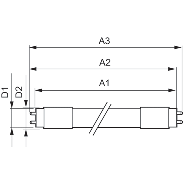 MAS LEDtube 1200mm UE 13.5W 840 T8 image 2