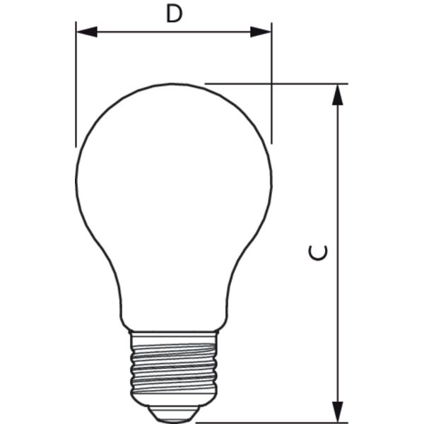 MAS VLE LEDBulbD5.9-60W E27 940 A60FR G image 2