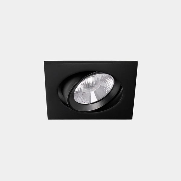 Downlight Play Flat Square Adjustable 12W LED warm-white 3000K CRI 90 44.4º Black IP23 1285lm image 1