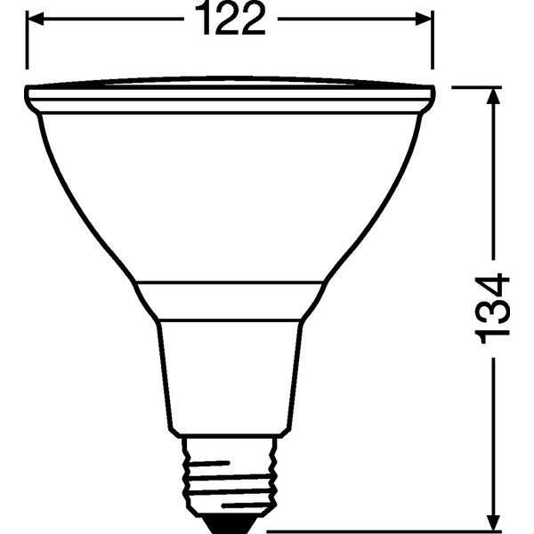 PARATHOM® PAR38 120 30 ° 12 W/2700 K E27 image 4