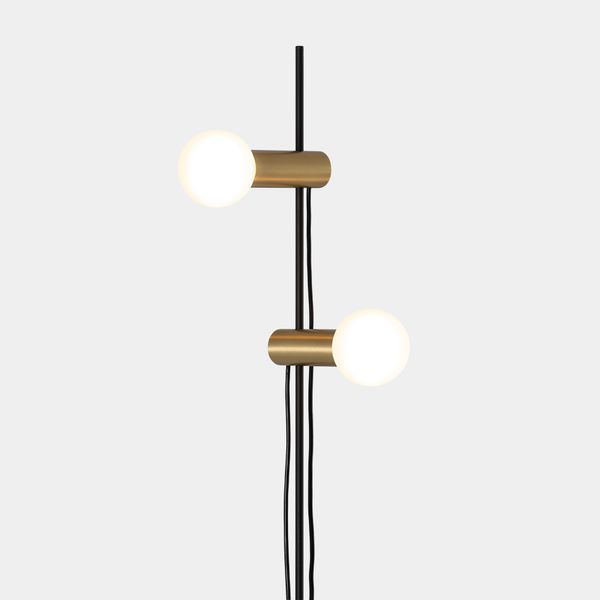 Floor lamp Nude E27 E27 30W Black image 1