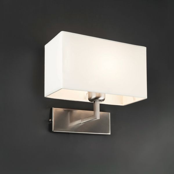 RODA MATT NICKEL WALL LAMP 1 X E27 60W image 1