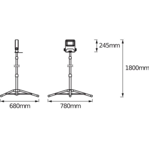 WORKLIGHTS - TRIPOD 1x50W 4000K image 10