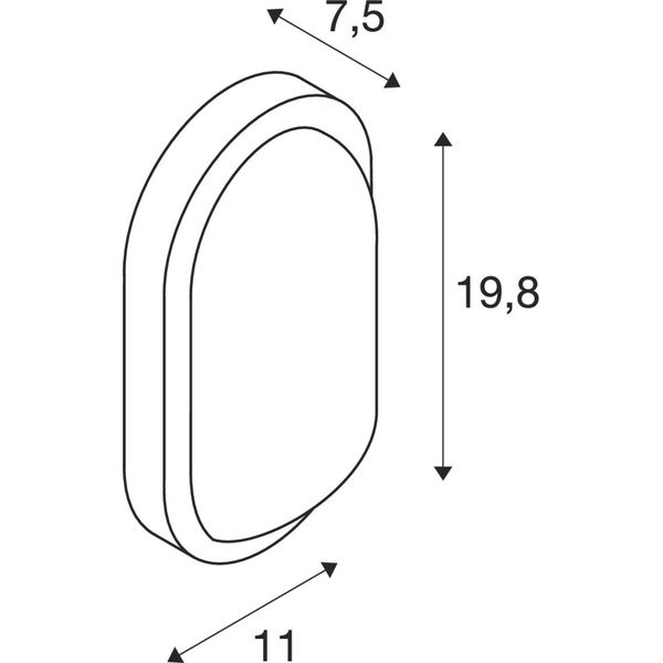 TERANG 2, 3000K, oval, white image 2