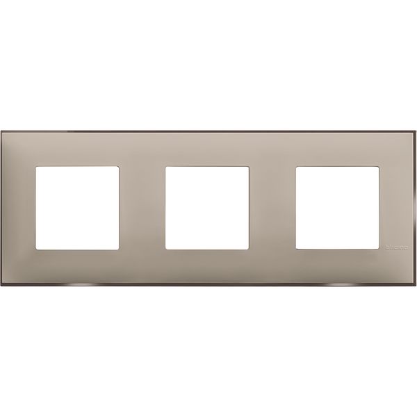 CLASSIA - COVER PLATE 2X3P CREAM SATIN image 1