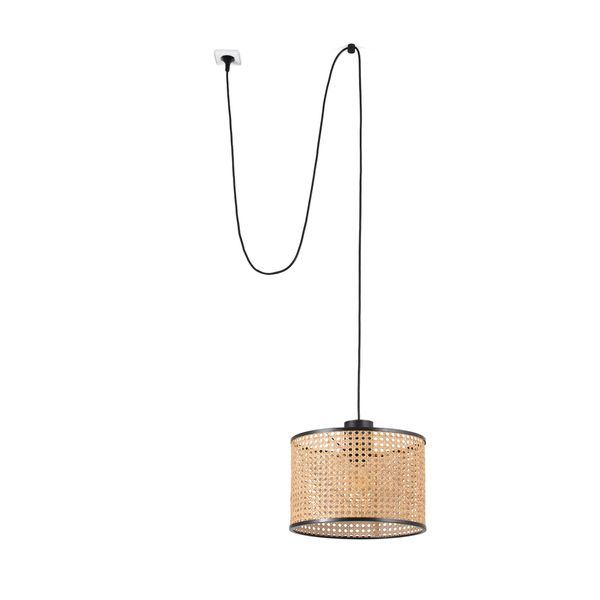 MAMBO PENDANT LAMP WITH PLUG E27 ø320*200*ø320 RAT image 1