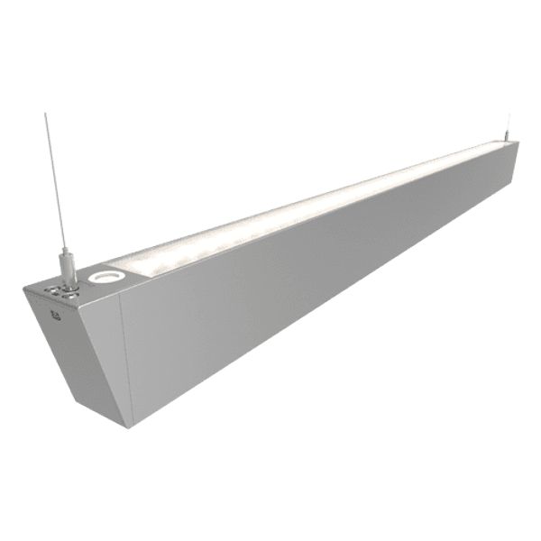 Otto EVO CCT Suspended Linear Twin 1500mm DALI Emergency Aluminium image 1