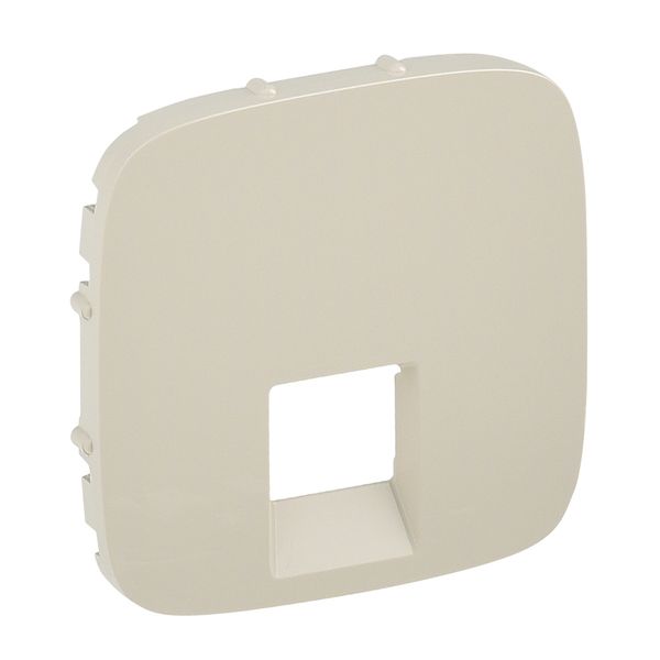 Cover plate Valena Allure - RJ 45/RJ 11 socket - ivory image 1