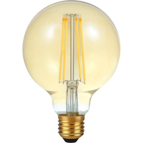 LED E27 Fila Globe G95x135 230V 500Lm 5.5W 920 AC Gold Dim image 1