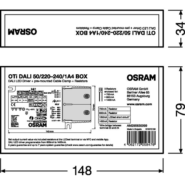 OPTOTRONIC® Intelligent – DALI Box 50/220…240/1A4 Box image 2