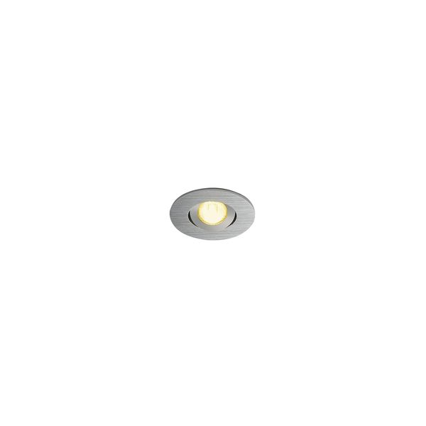 NEW TRIA MINI DL ROUND SET, Downlight, 3000K, alu brushed image 1