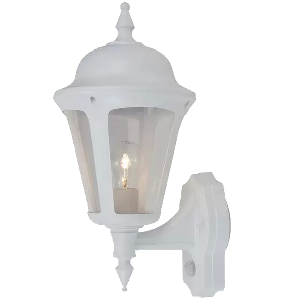 Latina E27 Wall Lantern PIR White image 2