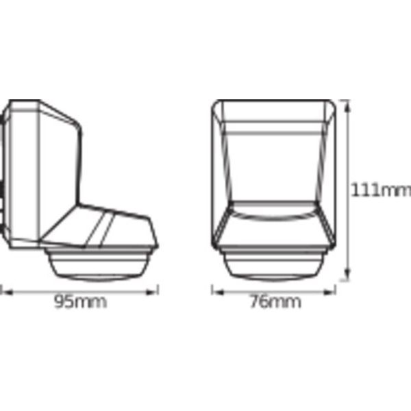 SENSOR WALL 360DEG IP55 WT image 3