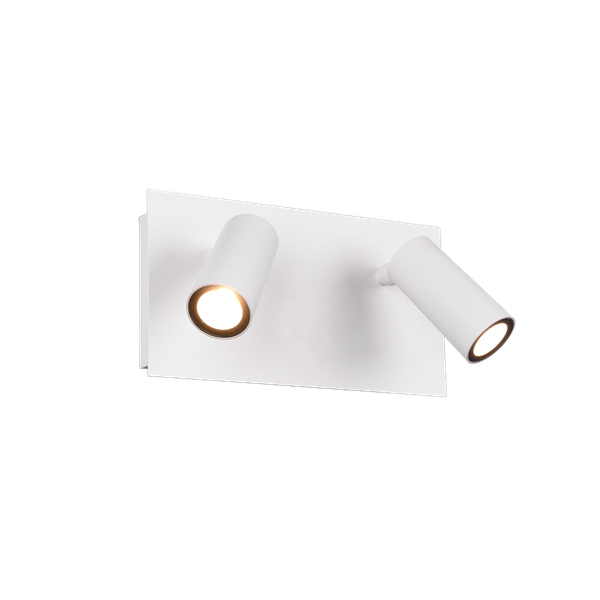 Tunga LED wall lamp 2-pc matt white image 1