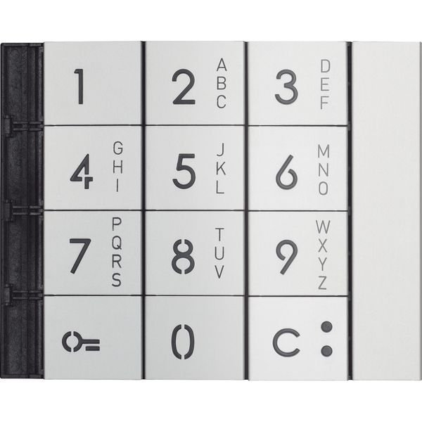 KEYPAD ALPHANUMERIC FRONT COVER ALLMETAL image 1