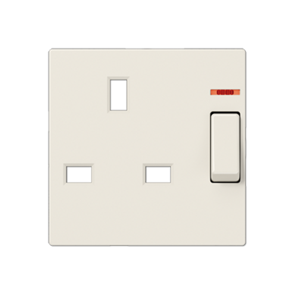 Cover plate for 13 A BS socket A3171KOPL image 1