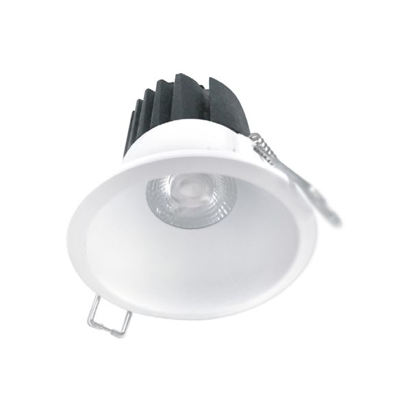 Abel Recessed Downlight LED 12W 3000K 1000 lm Round White IP44 image 1