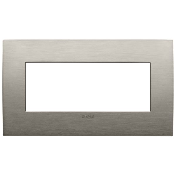 Classic plate 5M BS metal brushed inox image 1