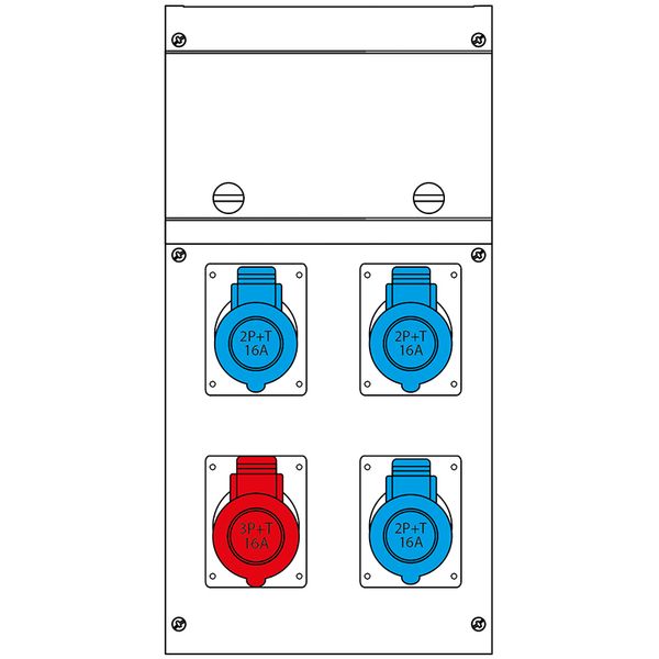 WALL BOX 1 SOCKET TYPE 2 image 1