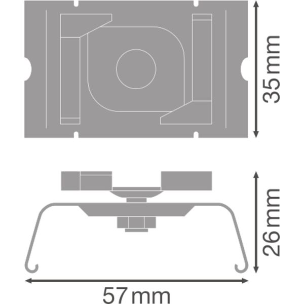 TruSys® FLEX GRID CEILING CLIP GRID CEILING CLIP image 6