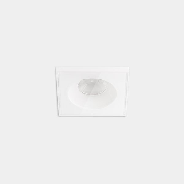 Downlight Play IP65 Glass Square Fixed 6.4W LED warm-white 2700K CRI 90 14.3º ON-OFF White IP65 483lm image 1