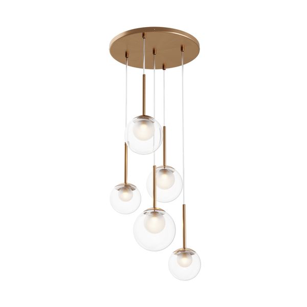 Modern Basic form Pendant lamp Gold image 1