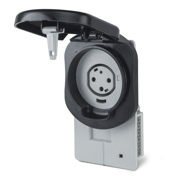 SOCKET 2P+E+P 16A 230V IP55+INTERLOCK image 6